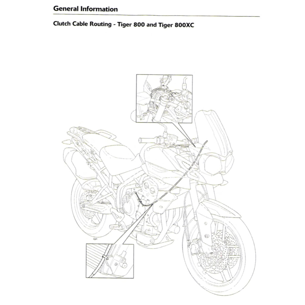 TRIUMPH TIGER 800XC/XCX/XRX (2015-2018) SERVICE WORKSHOP MANUAL + OWNER'S MANUAL - Image 5