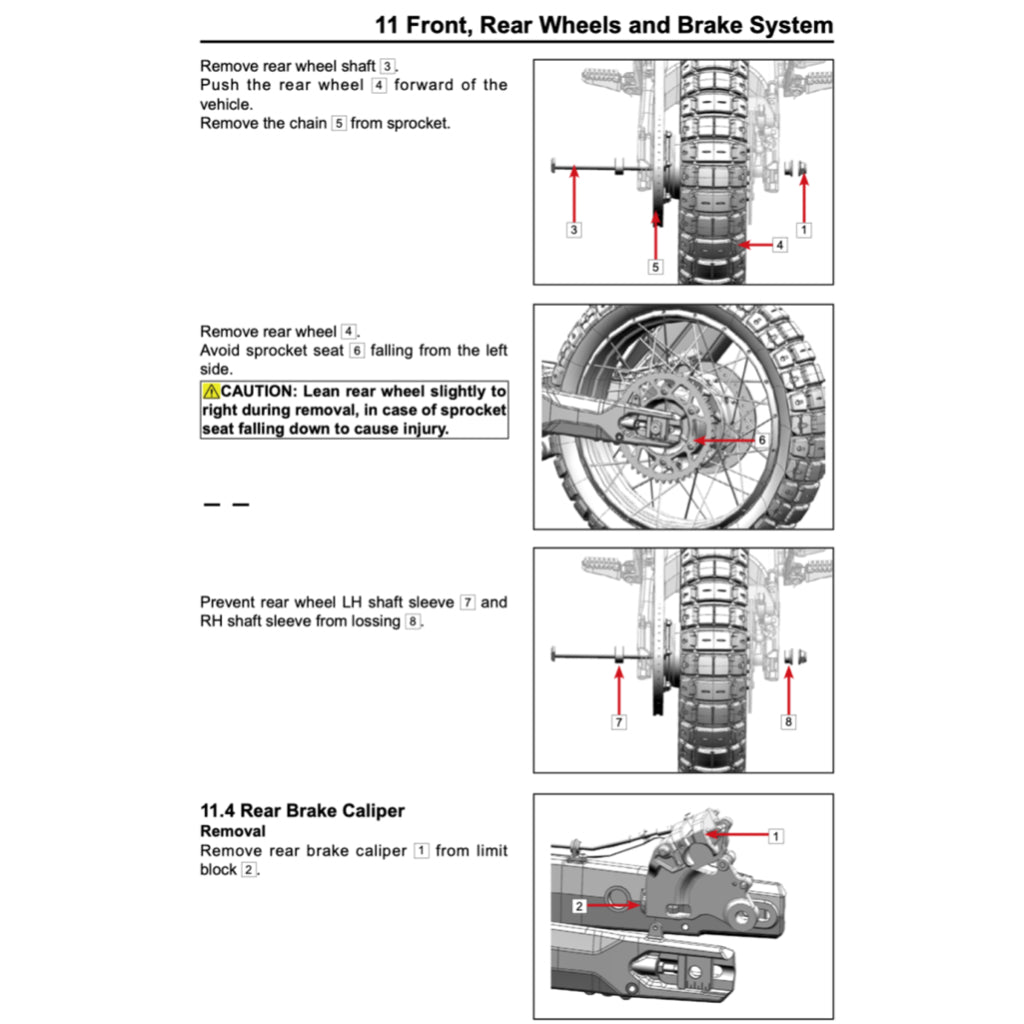 CFMOTO 450MT IBEX 450 (2024+) SERVICE WORKSHOP MANUAL + PARTS CATALOGUE + OWNER'S MANUAL - Image 9