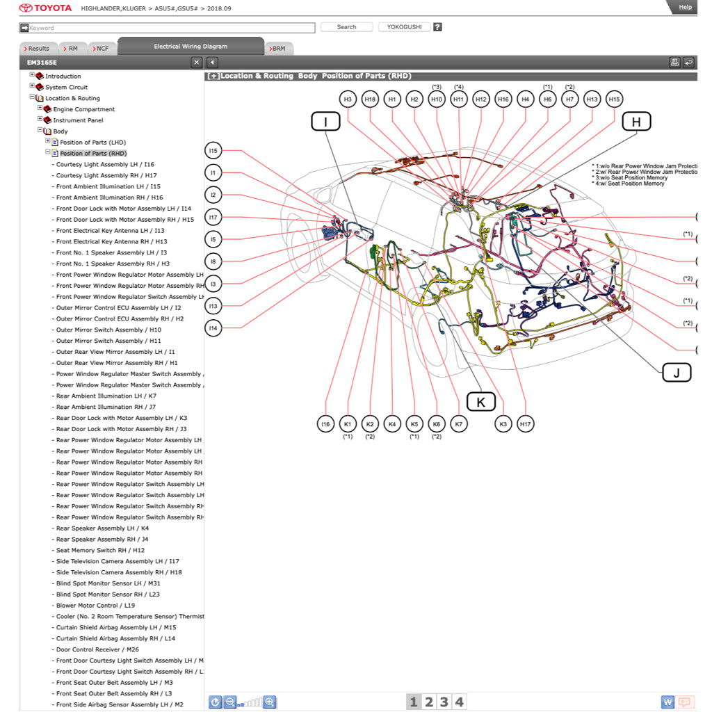 TOYOTA HIGHLANDER /KLUGER ASU50/GSU50 (2013-2019) ONLINE SERVICE WORKSHOP MANUAL - Image 10