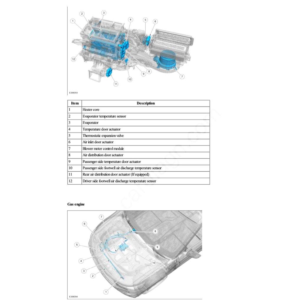 FORD EXPLORER U625 (2020+) SERVICE WORKSHOP MANUAL - Image 9