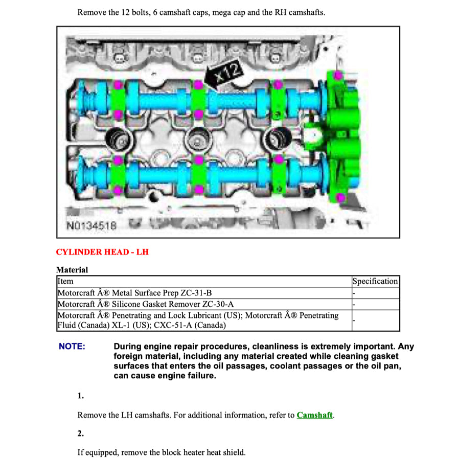LINCOLN MKS (2008-2016) SERVICE WORKSHOP MANUAL - Image 7