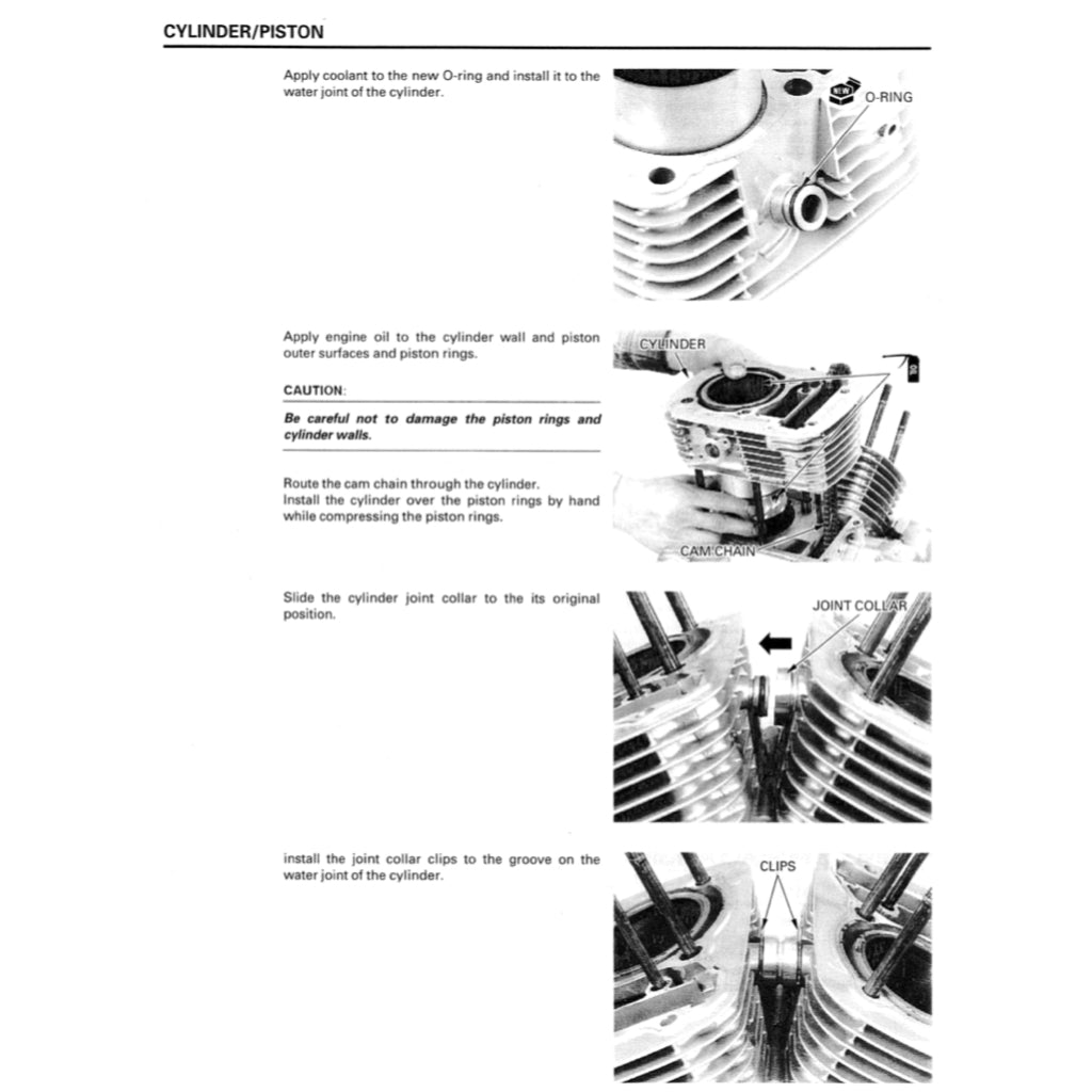 HONDA SHADOW VT600C / CD / VLX (1988-2006) SERVICE WORKSHOP MANUAL + OWNER'S MANUAL - Image 6