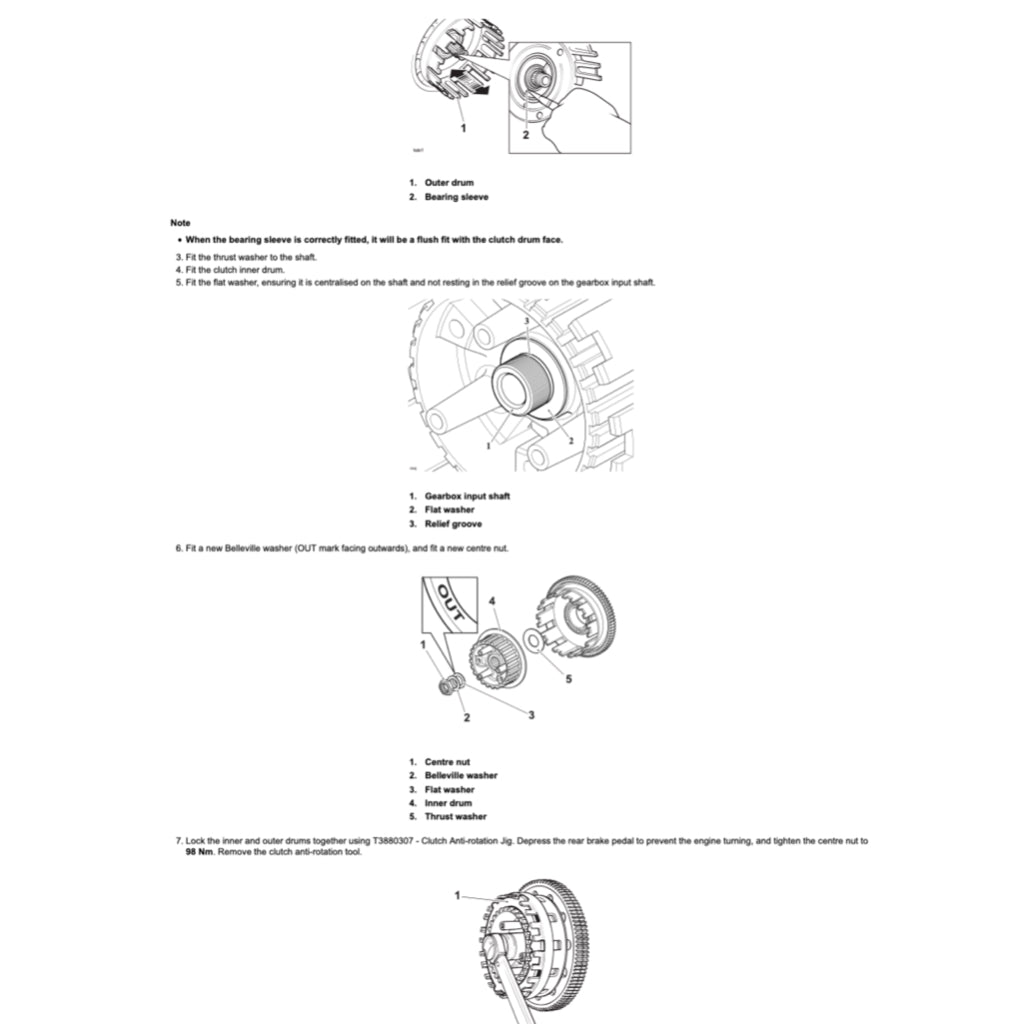 TRIUMPH TIGER 900 RALLY PRO (2020-2023) SERVICE WORKSHOP MANUAL + OWNER'S MANUAL - Image 7
