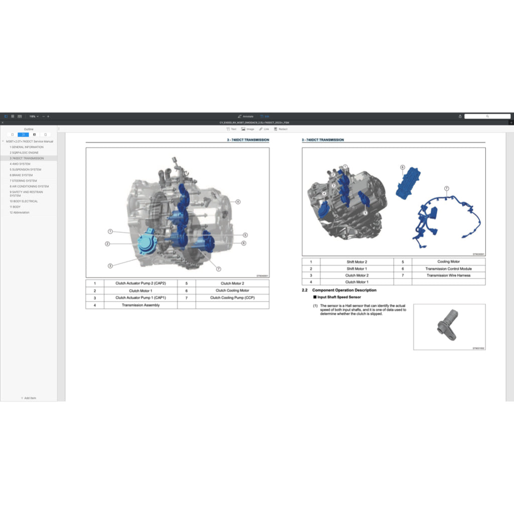 JAECOO OMODA C9 (2023+) SERVICE WORKSHOP MANUAL - Image 8