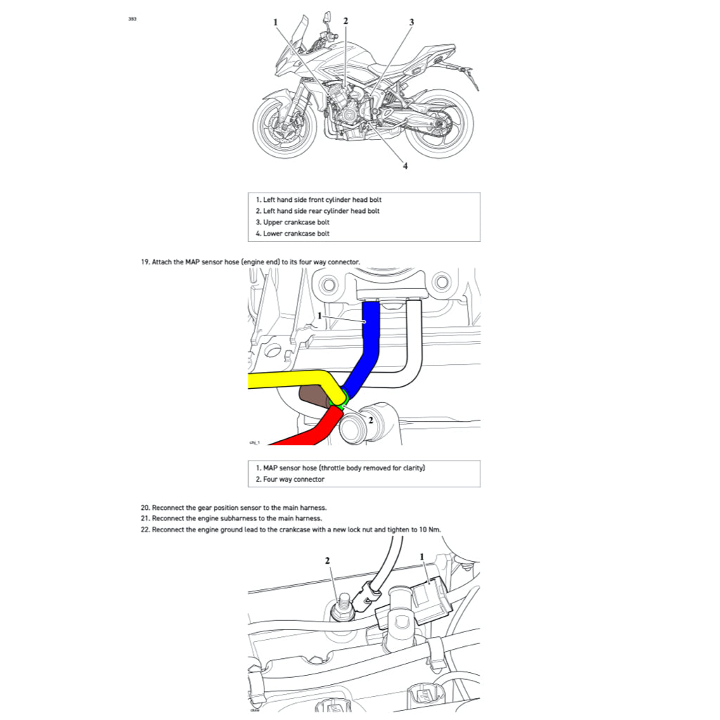 TRIUMPH TRIDENT 660 (2021+) SERVICE WORKSHOP MANUAL + OWNER'S MANUAL - Image 8