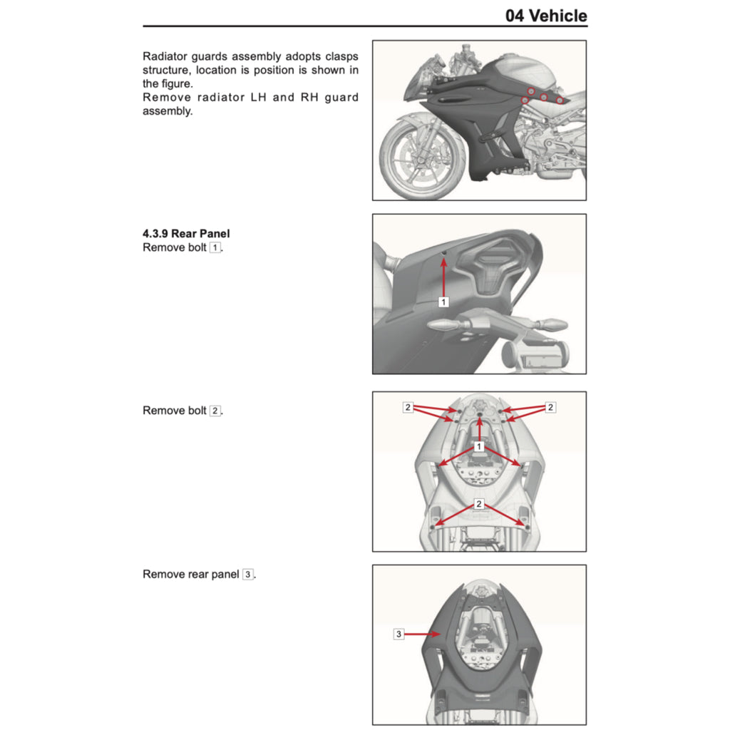 CFMOTO 450SRS / 450SS (2024+) SERVICE WORKSHOP MANUAL + OWNER'S MANUAL - Image 10