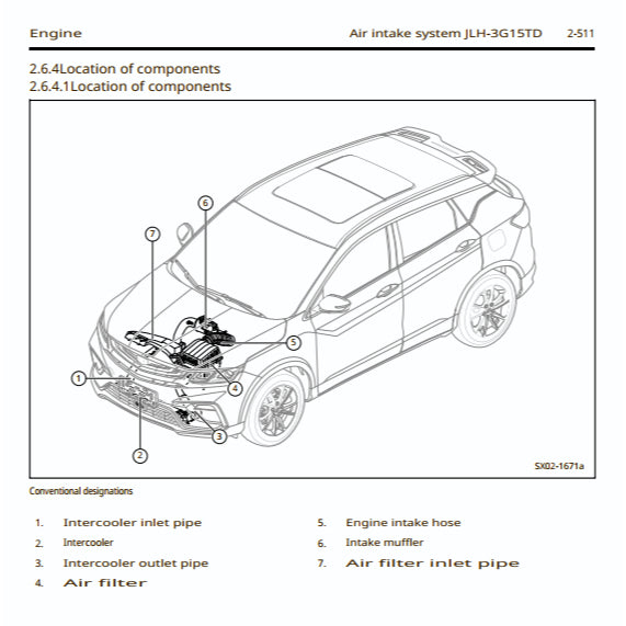 GEELY BINYUE / COOLRAY (2018+) SERVICE WORKSHOP MANUAL - Image 6