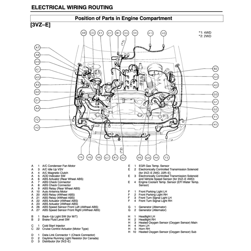 TOYOTA 4RUNNER N120/N130 (1990-1995) SERVICE WORKSHOP MANUAL - Image 10