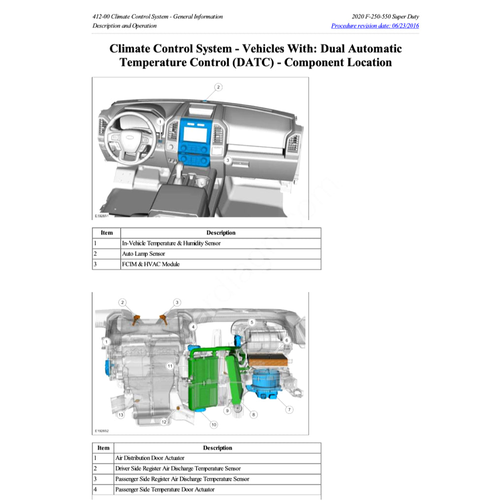 FORD F-250 F-350 SUPERDUTY P558 (2017-2022) SERVICE WORKSHOP MANUAL - Image 9