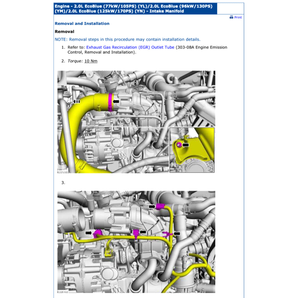 FORD TRANSIT CUSTOM (2012-2022) SERVICE WORKSHOP MANUAL - Image 6