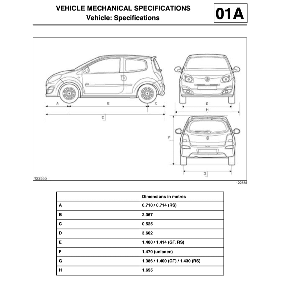 RENAULT TWINGO 2 (2007-2014) SERVICE WORKSHOP MANUAL - Image 3