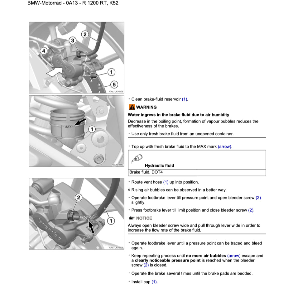 BMW R1200 RT (2014-2018) SERVICE WORKSHOP MANUAL + RIDER'S MANUAL - Image 9