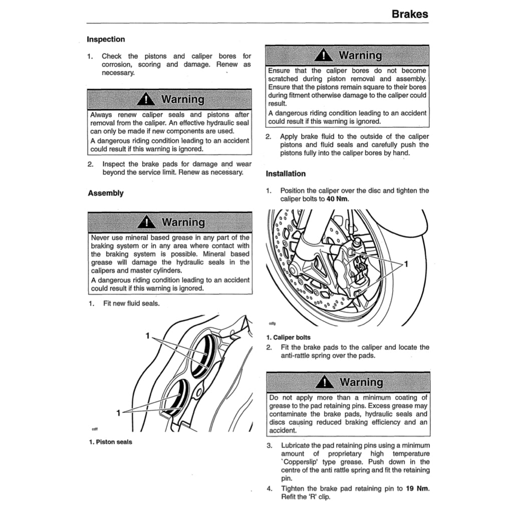 TRIUMPH SPEED TRIPLE (2005-2010) SERVICE WORKSHOP MANUAL + OWNER'S MANUAL - Image 7