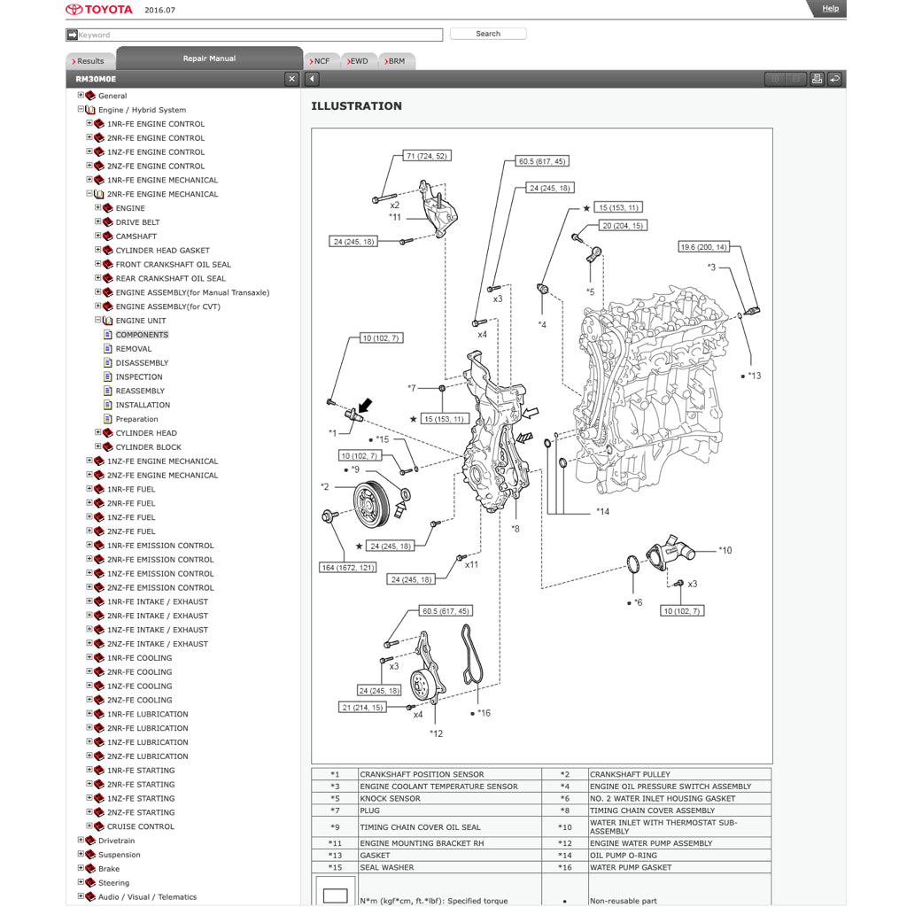 TOYOTA VIOS/YARIS NCP 150 151 NSP 150 151 (2013-2022) ONLINE SERVICE WORKSHOP MANUAL - Image 5