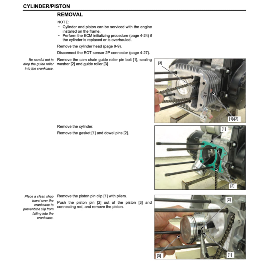 HONDA MSX125 GROM (2013-2018) SERVICE WORKSHOP MANUAL + PARTS CATALOGUE + OWNER'S MANUAL - Image 6