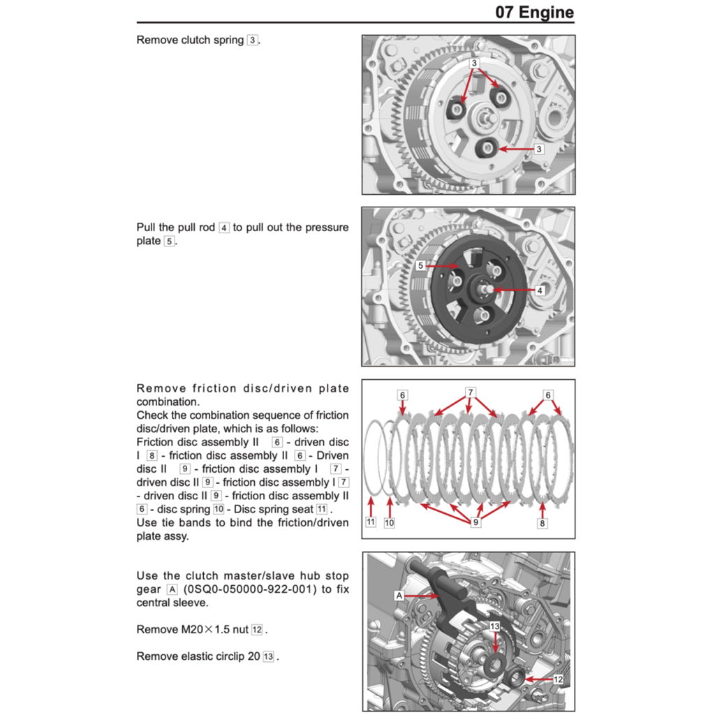 CFMOTO 450SRS / 450SS (2024+) SERVICE WORKSHOP MANUAL + OWNER'S MANUAL - Image 9