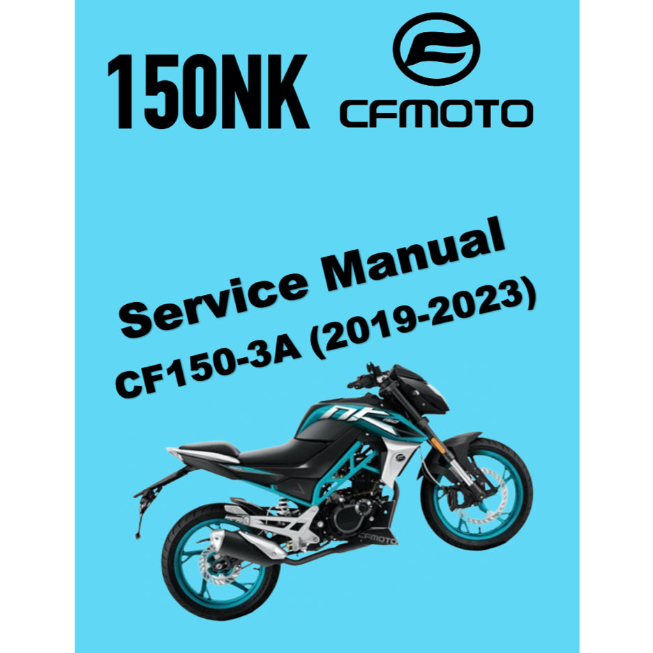 CFMOTO 150NK CF150-3A (2019-2023) SERVICE WORKSHOP MANUAL + PARTS CATALOGUE - Image 2