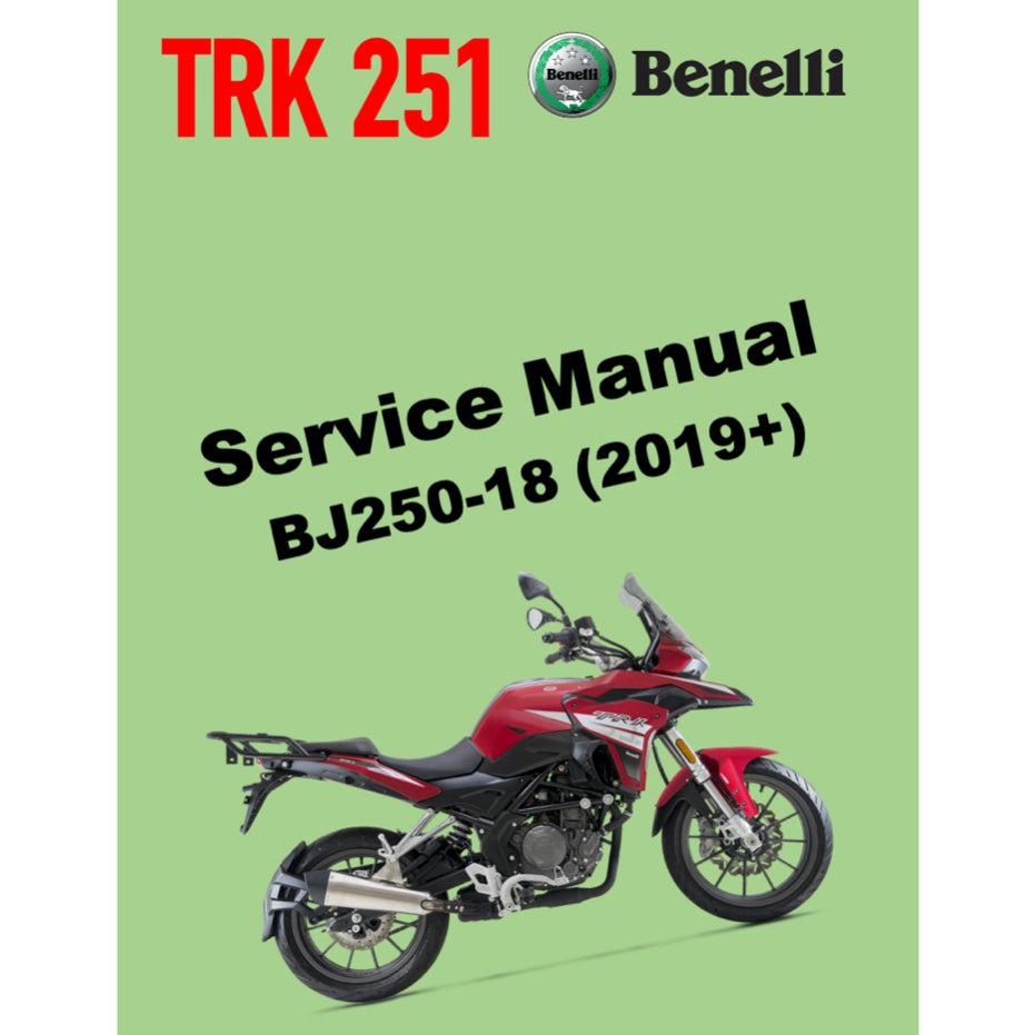 BENELLI TRK 251 (2019+) SERVICE WORKSHOP MANUAL + PARTS CATALOGUE + OWNER MANUAL - Image 2