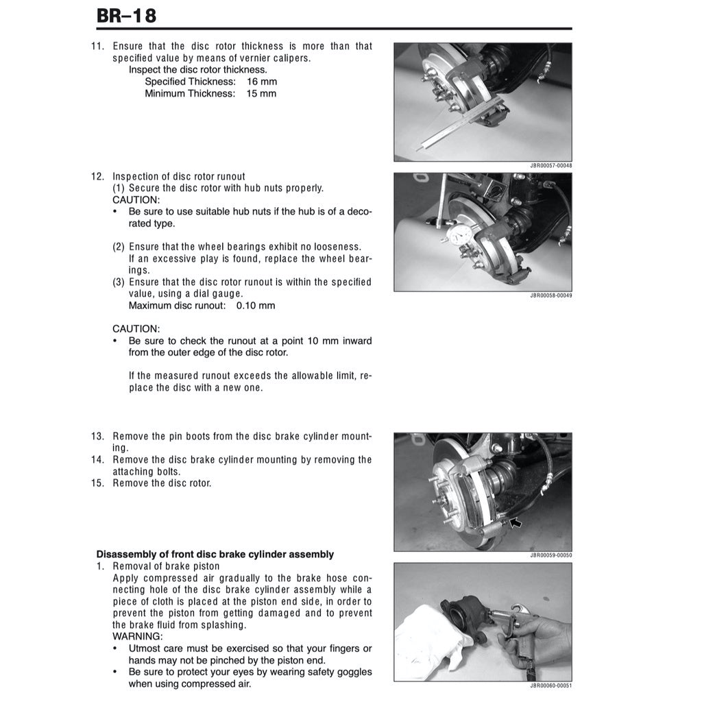 DAIHATSU TERIOS J100 (1997-2006) SERVICE WORKSHOP MANUAL - Image 5