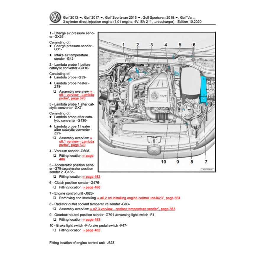 VW T-CROSS C11 (2019+) SERVICE WORKSHOP MANUAL - Image 4