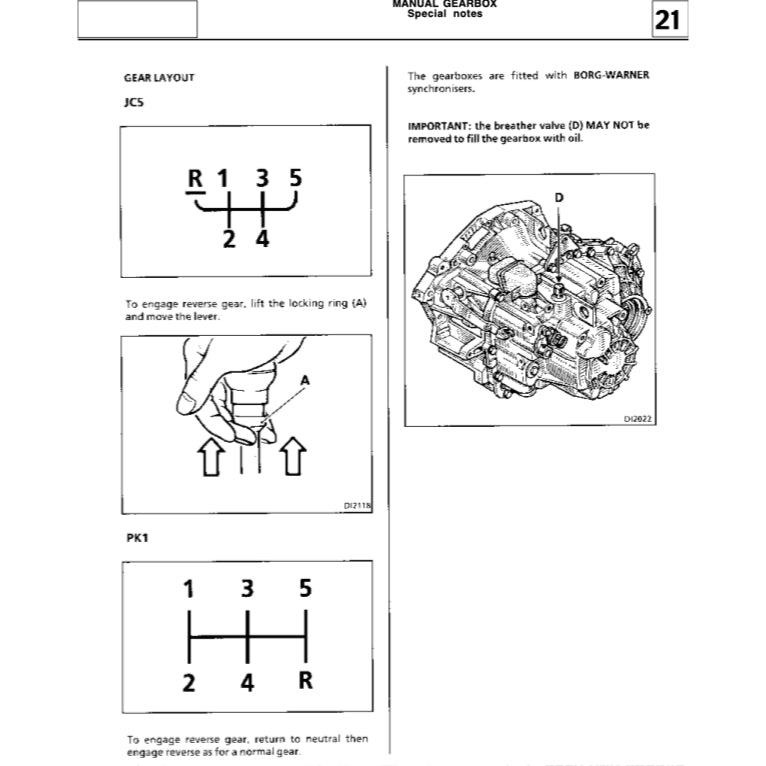 RENAULT ESPACE 3 (1996-2002) SERVICE WORKSHOP MANUAL - Image 6