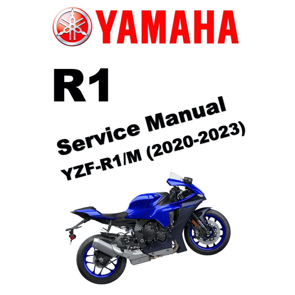 YAMAHA YZF-R1/M (2020-2023) SERVICE WORKSHOP MANUAL + OWNER'S MANUAL