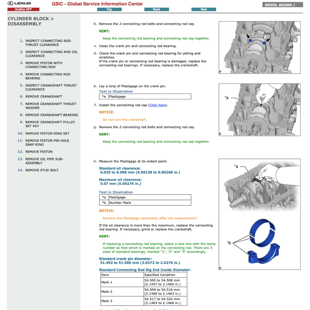 LEXUS GS200t (2015-2020) SERVICE WORKSHOP MANUAL - Image 5