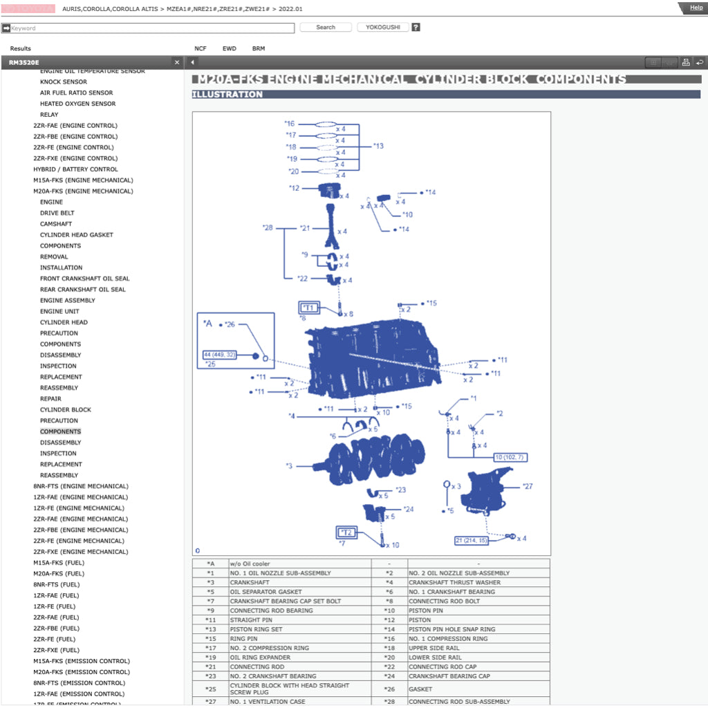 TOYOTA COROLLA ALTIS E210 (2018+) SERVICE WORKSHOP MANUAL - Image 7