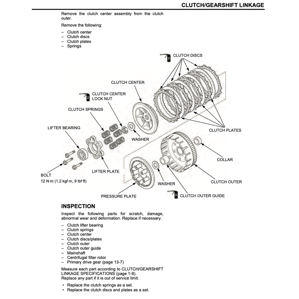 HONDA MSX125 GROM (2013-2018) SERVICE WORKSHOP MANUAL + PARTS CATALOGUE + OWNER'S MANUAL - Image 8