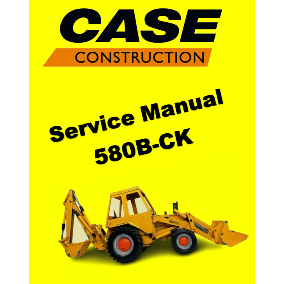 CASE 580B-CK LOADER BACKOE SERVICE WORKSHOP MANUAL - Image 2