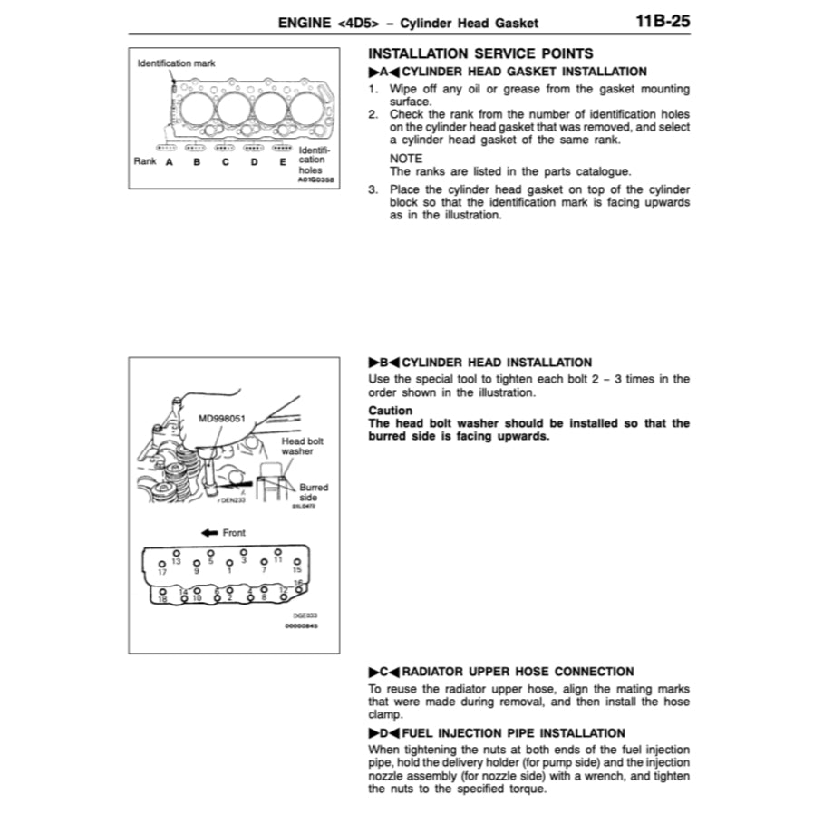MITSUBISHI PAJERO SPORT (1996-2008) SERVICE WORKSHOP MANUAL - Image 5