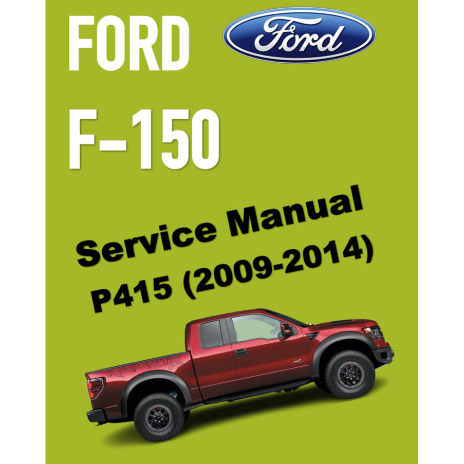 FORD F150 F-150 P415 (2009-2014) SERVICE WORKSHOP MANUAL - Image 2