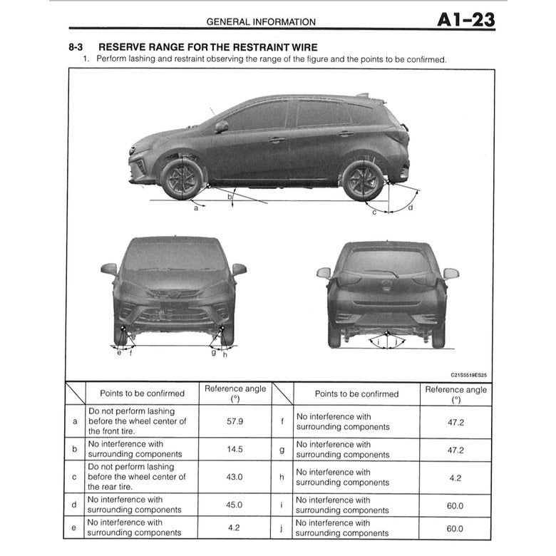 DAIHATSU SIRION M800 (2017-2021) SERVICE WORKSHOP MANUAL - Image 4