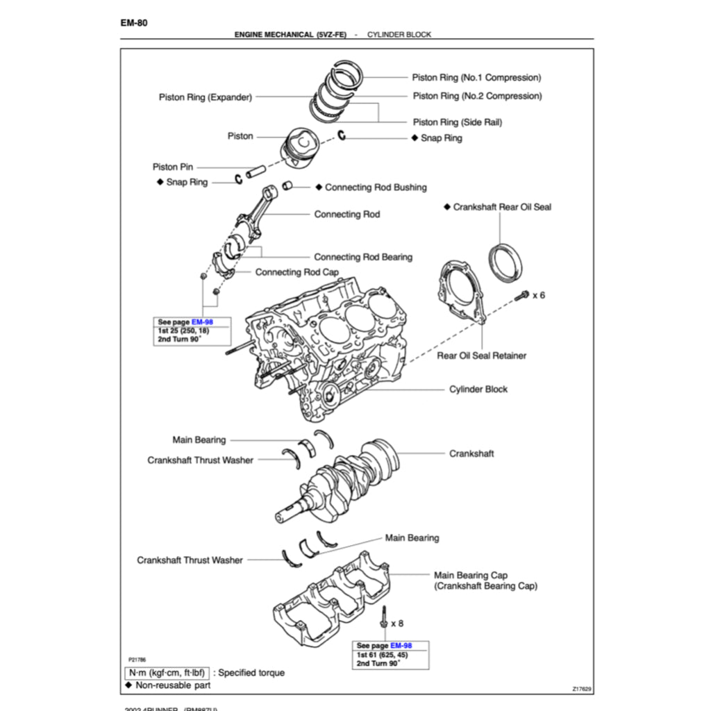 TOYOTA 4RUNNER N180 (1996-2002) SERVICE WORKSHOP MANUAL - Image 5