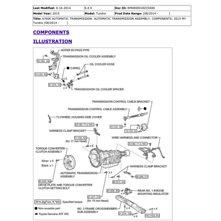 TOYOTA TUNDRA XK50 (2014-2021) SERVICE WORKSHOP MANUAL - Image 6