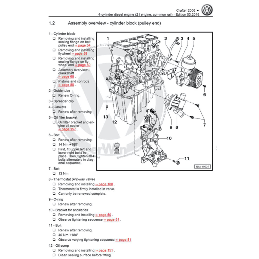 VW CRAFTER 2E/2F (2006-2017) SERVICE WORKSHOP MANUAL - Image 3
