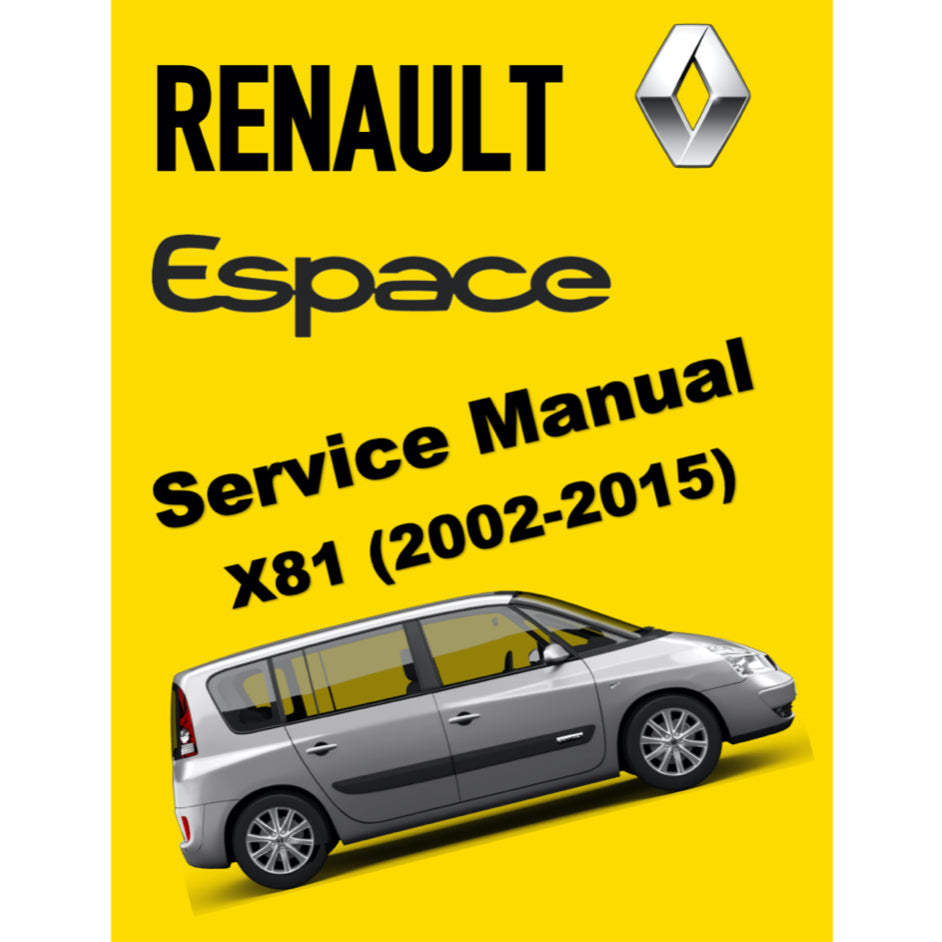 RENAULT ESPACE 4 (2002-2015) SERVICE WORKSHOP MANUAL - Image 2