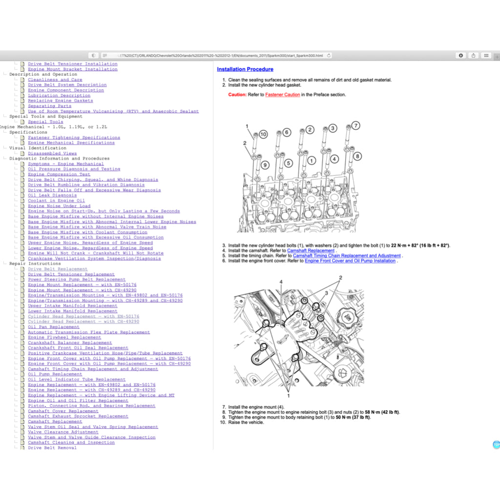 CHEVROLET SPARK M300 (2009-2014) SERVICE WORKSHOP MANUAL - Image 4