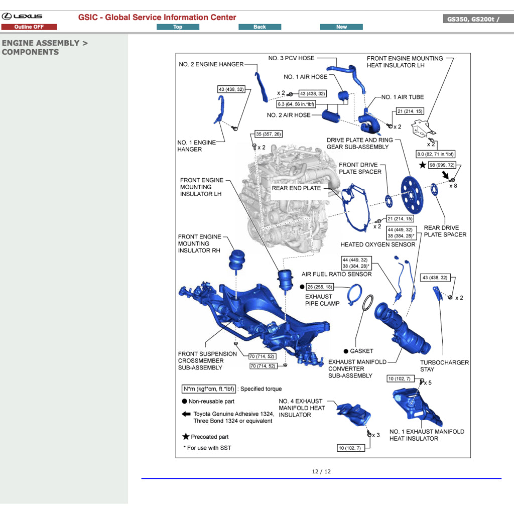 LEXUS GS200t (2015-2020) SERVICE WORKSHOP MANUAL - Image 4