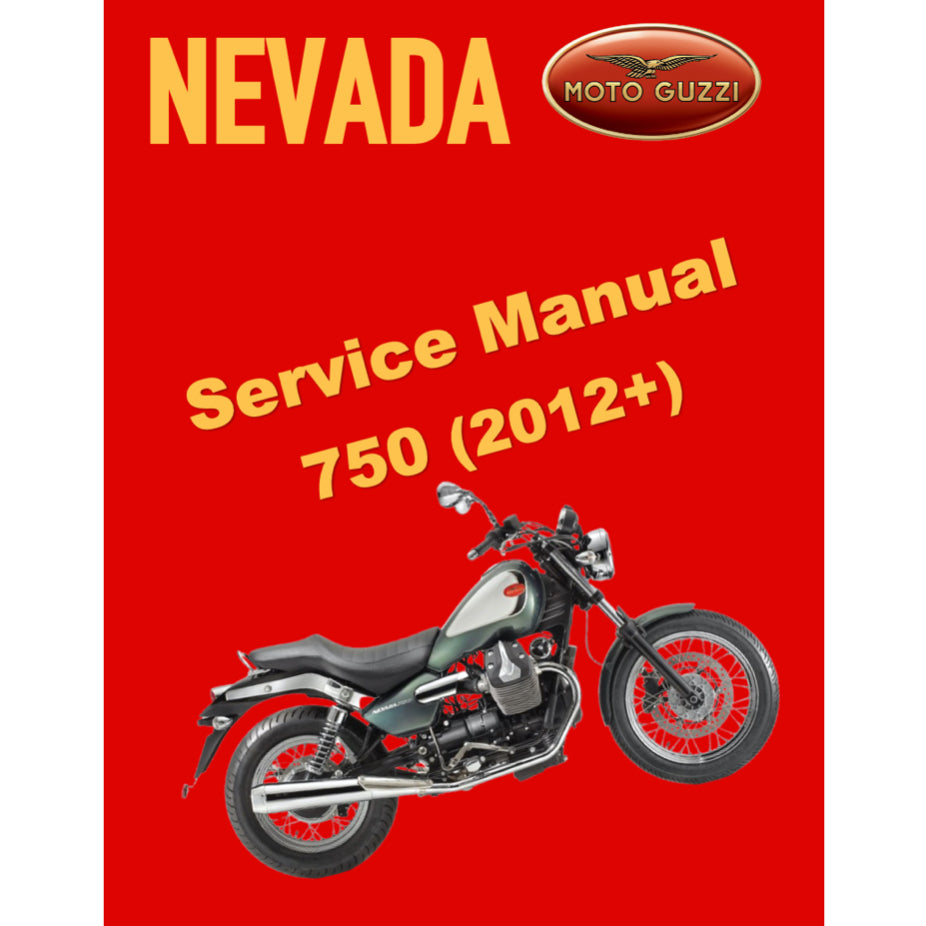 MOTO GUZZI NEVADA / ANNIVERSARIO 750 (2012+) SERVICE WORKSHOP MANUAL + PARTS CATALOGUE + OWNER'S MANUAL - Image 2