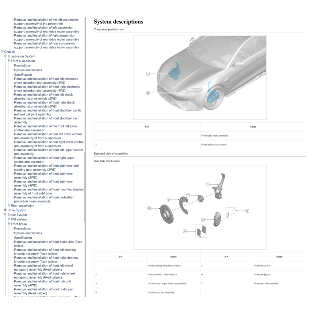 BYD SEAL EV (2022+) SERVICE WORKSHOP MANUAL - Image 10