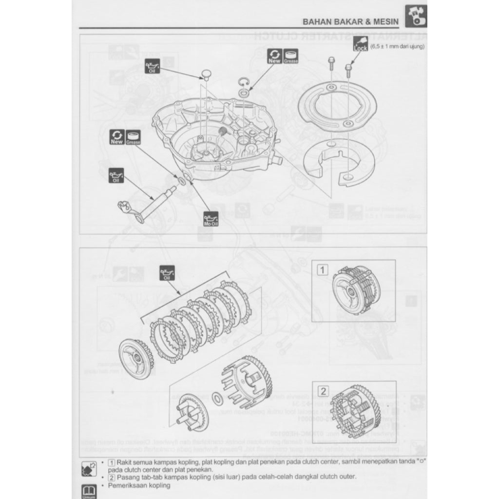 HONDA CBR150R (2015-2020) SERVICE WORKSHOP MANUAL + PARTS CATALOGUE + OWNER'S MANUAL - BAHASA INDONESIA - Image 6
