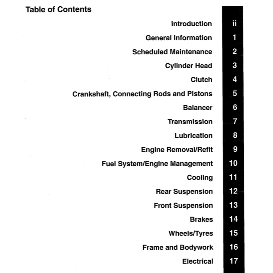 TRIUMPH SPEED TRIPLE (2005-2010) SERVICE WORKSHOP MANUAL + OWNER'S MANUAL - Image 3