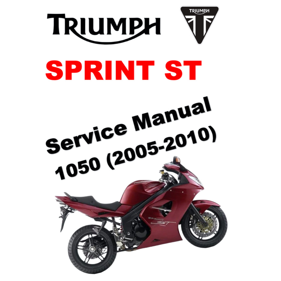 TRIUMPH SPRINT ST / RS (1999-2004) SERVICE WORKSHOP MANUAL + OWNER'S MANUAL - Image 2