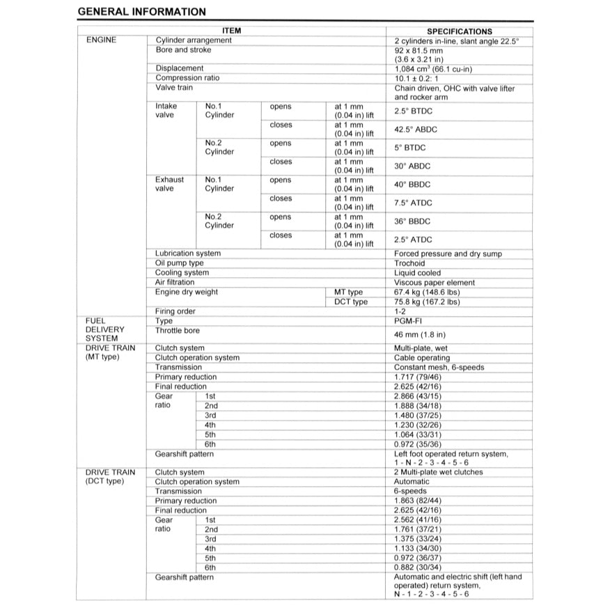 HONDA REBEL CMX1100 (2021+) SERVICE WORKSHOP MANUAL + OWNER'S MANUAL - Image 5
