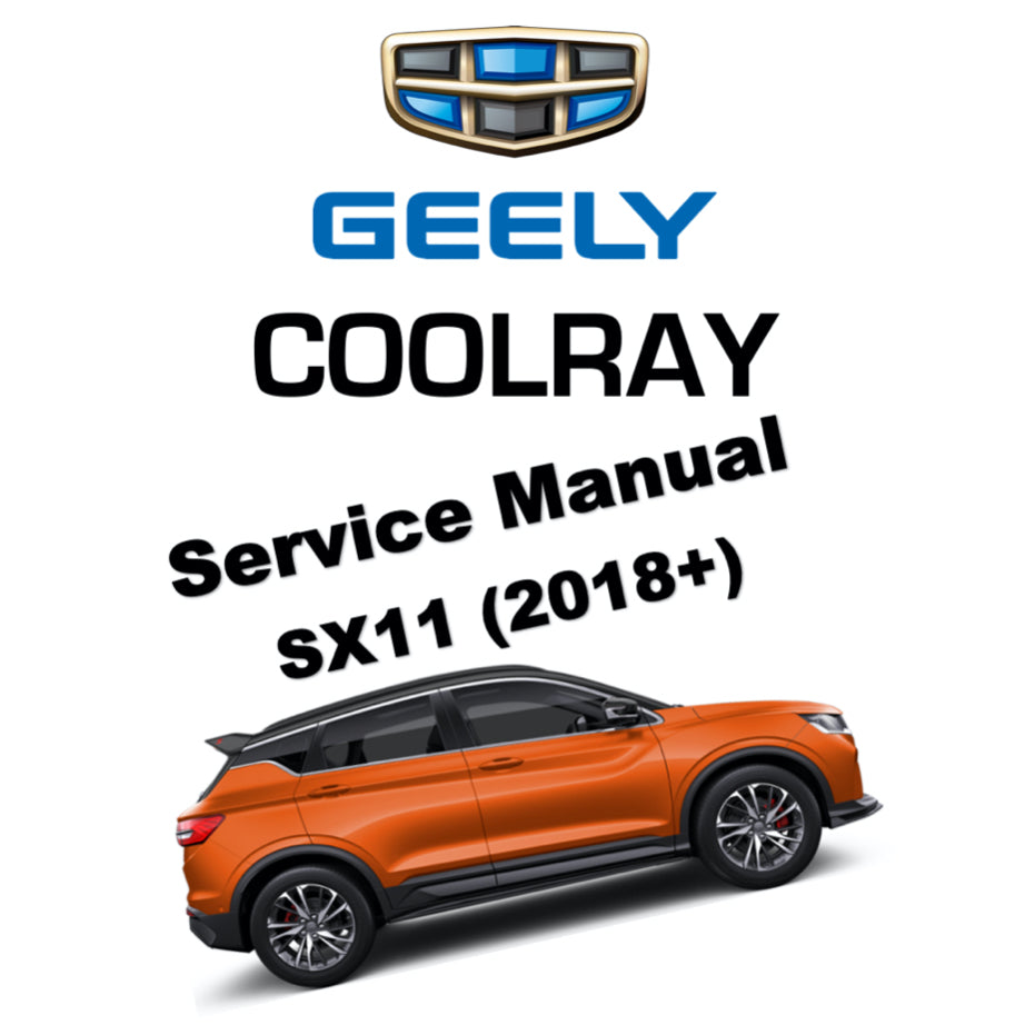 GEELY BINYUE / COOLRAY (2018+) SERVICE WORKSHOP MANUAL - Image 2