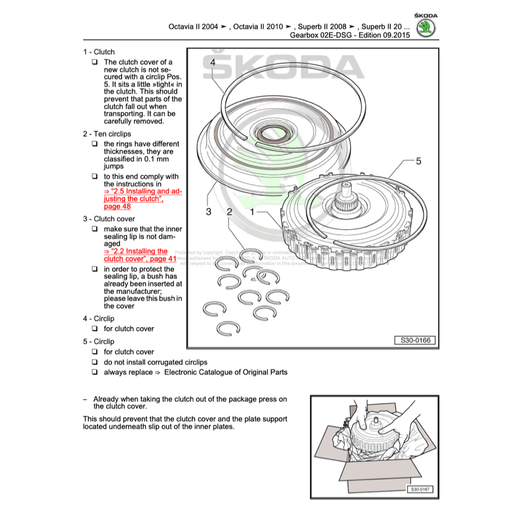 SKODA SUPERB B6 (2005-2014) SERVICE WORKSHOP MANUAL - Image 8