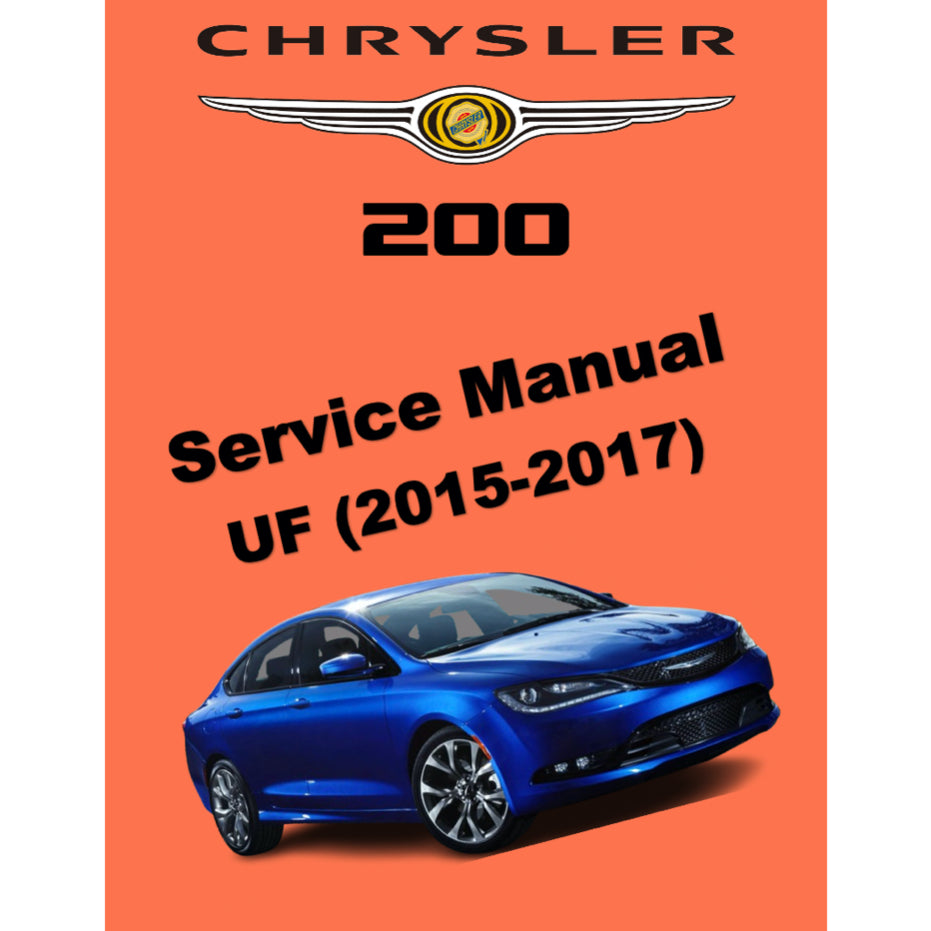 CHRYSLER 200 UF (2013-2017) SERVICE WORKSHOP MANUAL - Image 2