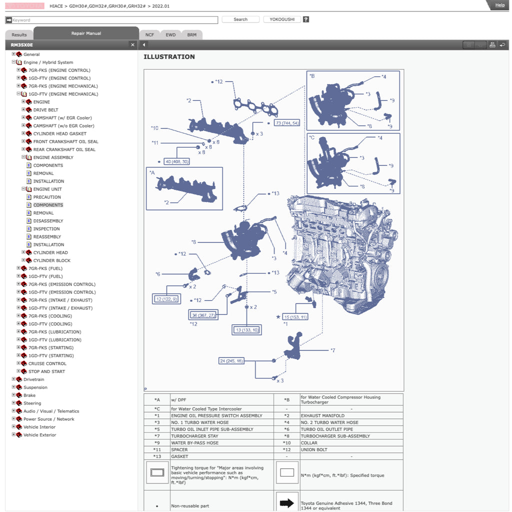 TOYOTA HIACE H300 GDH 300/320 GRH 300/320 (2019+) ONLINE SERVICE WORKSHOP MANUAL - Image 4