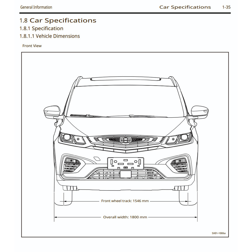 GEELY BINYUE / COOLRAY (2018+) SERVICE WORKSHOP MANUAL - Image 4